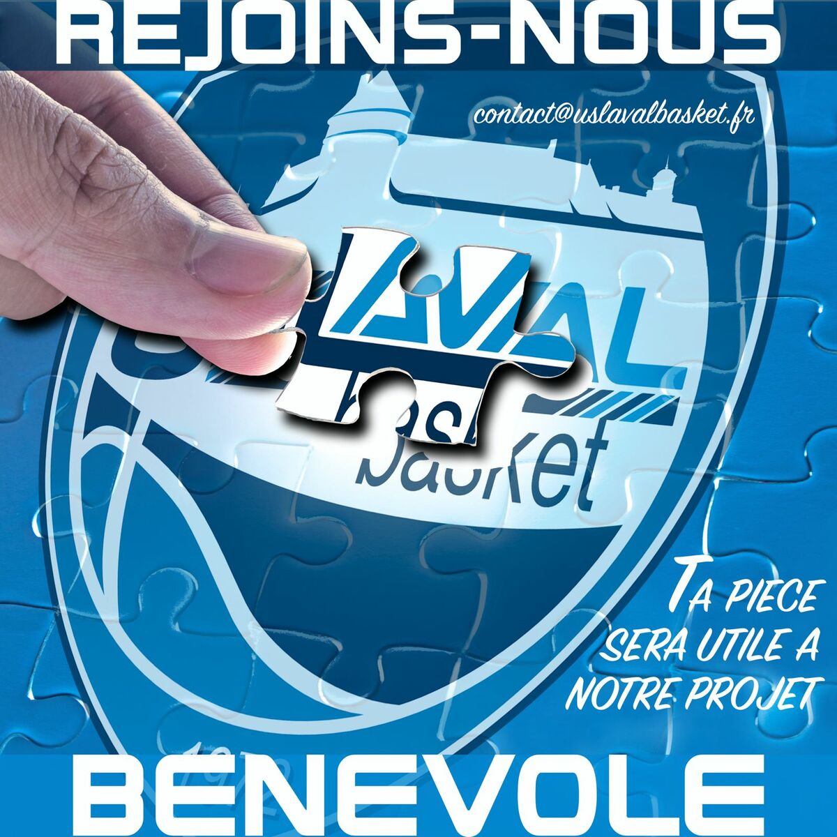 🔵⚪ Team Bénévoles, rejoins nous !