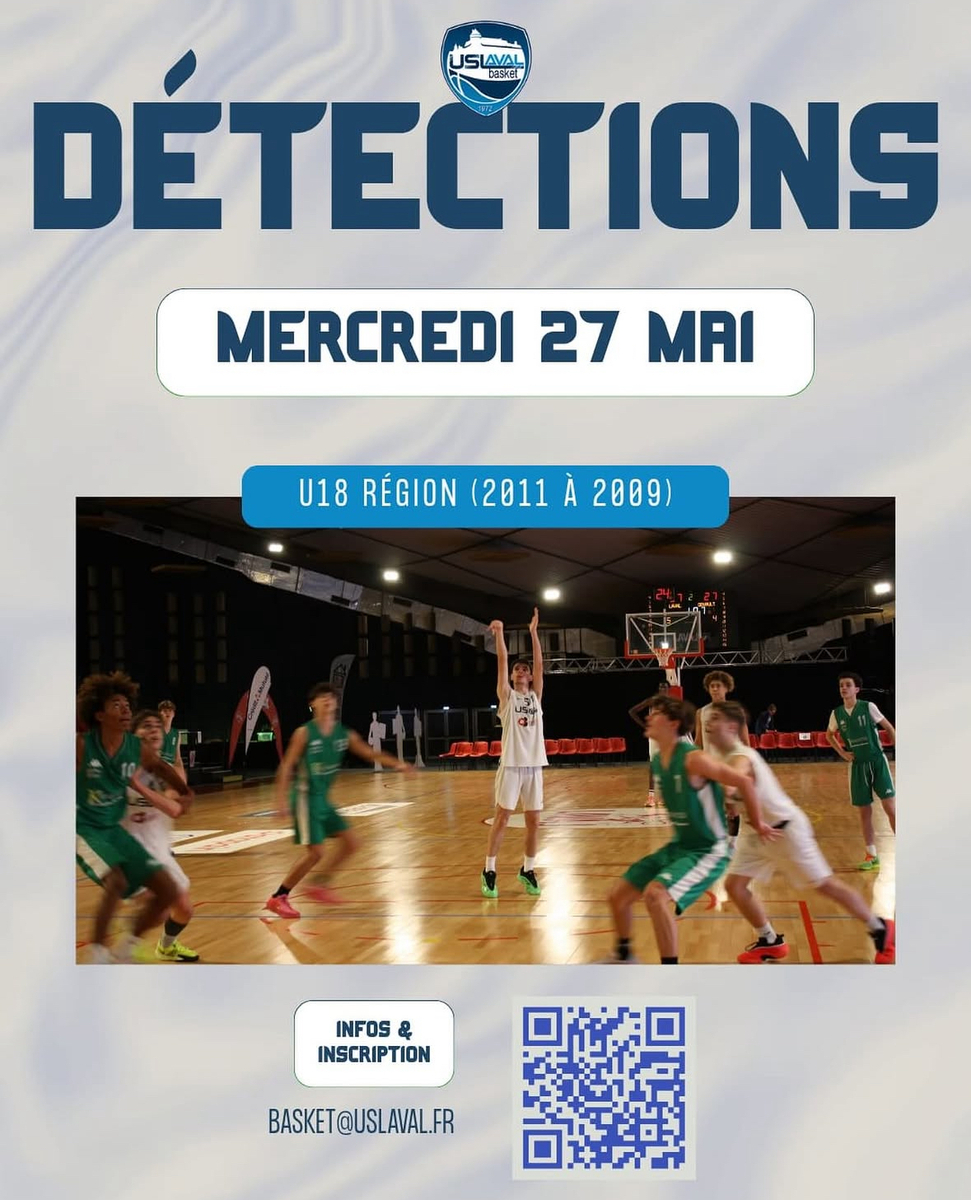Détection U18 Région – US Laval Basket