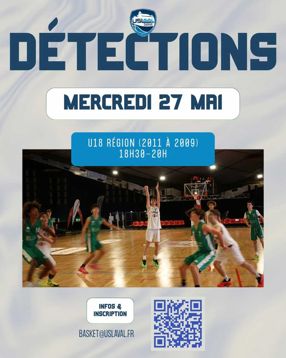 Détection U18 Région – US Laval Basket