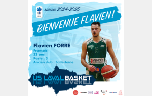 Flavien Forré rejoint l'US Laval