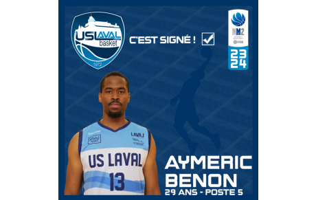 Aymeric Benon signe à Laval !