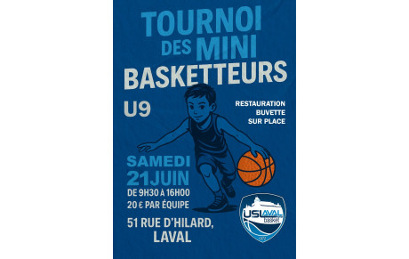 Tournoi 3x3 U9 - samedi 21 juin