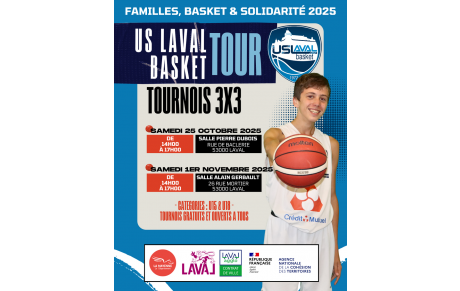 US LAVAL BASKET TOUR – TOURNOIS 3x3