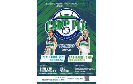 Camp PLB 2026 – Basketball Summer Camp